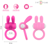 INTENSE - ANNEAU PÉNIS VIBRANT HOPPS AVEC STIMULATION CLITORIALE ROSE