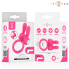 INTENSE - HOPPS VIBRATING PENIS RING WITH CLITORAL STIMULATION PINK