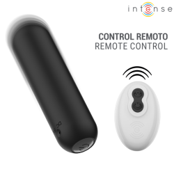 INTENSE - JUDY VIBRANTE BALLE RECHARGEABLE AVEC TÉLÉCOMMANDE NOIRE