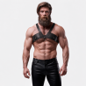 FETISH SUBMISSIVE ATTITUDE - BRIGADE-BRUSTGURT FÜR MNNER AUS ÖKO-LEDER