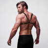 FETISH SUBMISSIVE ATTITUDE - IMBRACATURA PER IL PETTO IN ECOPELLE BRIGADE MAN