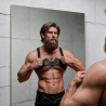 FETISH SUBMISSIVE ATTITUDE - IMBRACATURA PER IL PETTO IN ECOPELLE BRIGADE MAN