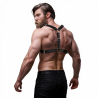 FETISH SUBMISSIVE ATTITUDE - ARNÊS DE PEITO DUPLO FECHO E TACHAS COURO ECOLÓGICO HOMENS
