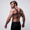FETISH SUBMISSIVE ATTITUDE - BULLDOG-BRUSTGESCHIRR ÖKO-LEDER HERREN GRÖSSE M/L