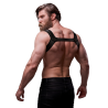 FETISH SUBMISSIVE ATTITUDE - NEOPREN SPORT HERREN HARNESS GRÖßE L