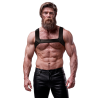 FETISH SUBMISSIVE ATTITUDE - NEOPRENE SPORT MEN HARNESS SIZE M