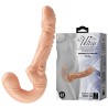 BAILE - EMMA STRAP-ON CARNE CON DOPPIA PENETRAZIONE TESTURIZZATA