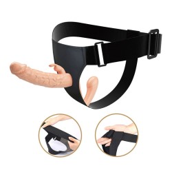 BAILE - CHARLOTTE HOLLOW DOPPIA PENETRAZIONE STRAP-ON FLESH
