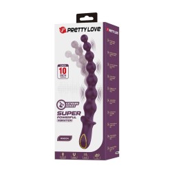 PRETTY LOVE - MADISON VIBRADOR ANAL RECARREGÁVEL COM 10 FUNÇÕES