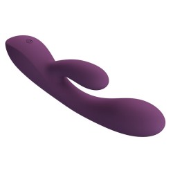 PRETTY LOVE - VIBRATORE A FORMA DI CONIGLIO RICARICABILE ROSOLYN CON 10 FUNZIONI