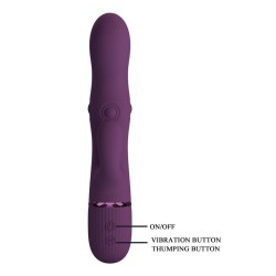 PRETTY LOVE - ZACH VIBRATORE A CONIGLIO RICARICABILE CON 5+5 FUNZIONI