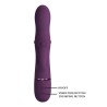 PRETTY LOVE - ZACH VIBRADOR COELHO RECARREGÁVEL COM 5+5 FUNÇÕES