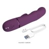 PRETTY LOVE - ZACH VIBRADOR COELHO RECARREGÁVEL COM 5+5 FUNÇÕES