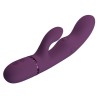 PRETTY LOVE - ZACH VIBRATORE A CONIGLIO RICARICABILE CON 5+5 FUNZIONI