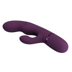 PRETTY LOVE - ZACH VIBRATORE A CONIGLIO RICARICABILE CON 5+5 FUNZIONI