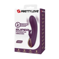 PRETTY LOVE - VIBRADOR COELHO RECARREGÁVEL LANDYN COM 10 FUNÇÕES - ROXO