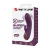 PRETTY LOVE - LANDYN VIBRATEUR LAPIN RECHARGEABLE 10 FONCTIONS VIOLET