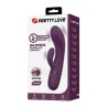 PRETTY LOVE - MARGIE RECHARGEABLE RABBIT VIBRATOR 10 FUNCTIONS PURPLE