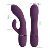 PRETTY LOVE - MARGIE RECHARGEABLE RABBIT VIBRATOR 10 FUNCTIONS PURPLE