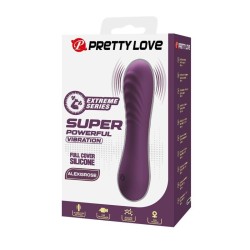 PRETTY LOVE - VIBRATORE RICARICABILE ALEXISROSE 10 FUNZIONI VIOLA