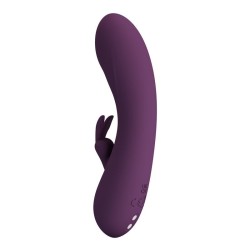 PRETTY LOVE - VIBRADOR COELHO RECARREGÁVEL HARPER COM 10 FUNÇÕES - ROXO