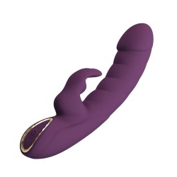 PRETTY LOVE - VIBRATORE A FORMA DI CONIGLIO RICARICABILE HARPER, 10 FUNZIONI, VIOLA