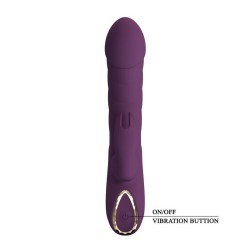PRETTY LOVE - VIBRADOR COELHO RECARREGÁVEL HARPER COM 10 FUNÇÕES - ROXO