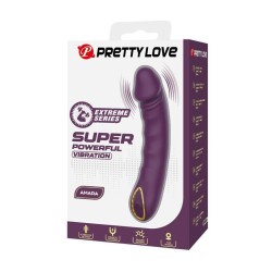 PRETTY LOVE - VIBRATORE RICARICABILE AMARA 10 FUNZIONI VIOLA