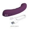 PRETTY LOVE - VIBRATORE RICARICABILE AMARA 10 FUNZIONI VIOLA
