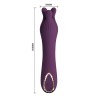 PRETTY LOVE - LUNAO RECHARGEABLE VIBRATOR 10 FUNCTIONS PURPLE