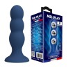 MR PLAY - PLUG ANAL COM BOLINHAS DE METAL E VENTOSA AZUL