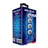 MR PLAY - ANAL PLUG WITH METAL BALLS AND SUCTION CUP BLUE