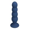 MR PLAY - ANAL PLUG WITH METAL BALLS AND SUCTION CUP BLUE