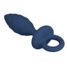 MR PLAY - PLUG ANAL TEXTURÉ AVEC ANNEAU BLEU S