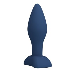 MR PLAY - KONISCHER SILIKON-ANALPLUG, BLAU, GRÖßE S