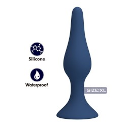 MR PLAY - PLUG ANAL CONIQUE EN SILICONE BLEU XL