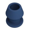 MR PLAY - JACK BLEU PLUG ANAL CREUX EN SILICONE, TAILLE M