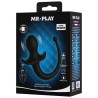 MR PLAY - VIBRATORE ANALE E PERINEO CON TELECOMANDO WIRELESS, NERO