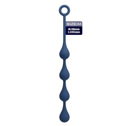 MR PLAY - BLUE SILICONE ANAL BEADS SIZE M 33 CM