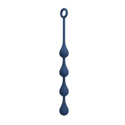 MR PLAY - BOLINHAS ANAL DE SILICONE AZUIS TAMANHO M 33 CM