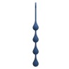 MR PLAY - PERLE ANALI IN SILICONE BLU TAGLIA L 42,6 CM