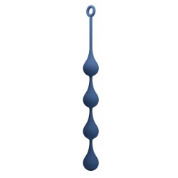 MR PLAY - BOLINHAS ANAL DE SILICONE AZUIS TAMANHO XL 52,5 CM