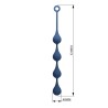 MR PLAY - PERLE ANALI IN SILICONE BLU TAGLIA XL 52,5 CM