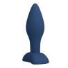 MR PLAY - TAPERED SILICONE ANAL PLUG BLUE L