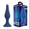 MR PLAY - PLUG ANAL EN SILICONE SLIM BLEU L