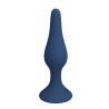 MR PLAY - PLUG ANAL DE SILICONE FINO AZUL L