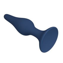 MR PLAY - PLUG ANAL FIN EN SILICONE BLEU TAILLE S