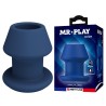 MR PLAY - JACK BLUE SILICONE OCO PLUG ANAL TAMANHO S