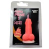 DIABLO PICANTE - VELA EM FORMATO DE PÊNIS COM O NÚMERO 1 NA COR ROSA