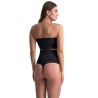 BYE-BRA - SOFT TOUCH SEAMLESS HIGH WAIST THONG BEIGE SIZE S